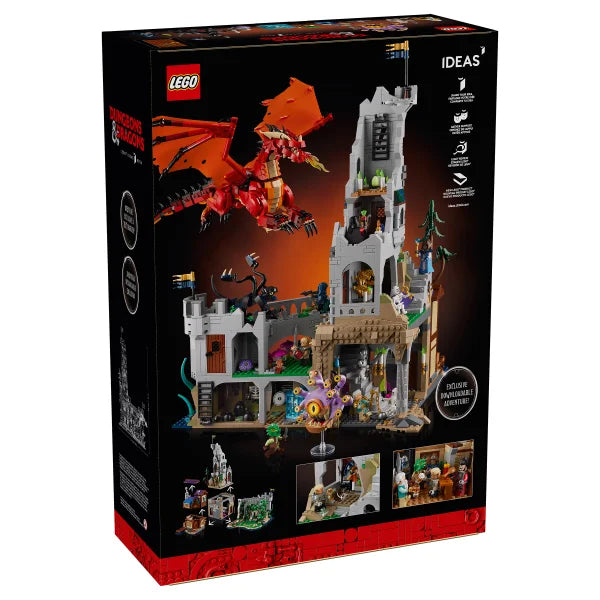 LEGO Ideas Dungeons & Dragons: Red Dragon’s Tale with Bonus LEGO Harry Potter Buckbeak the Hippogriff