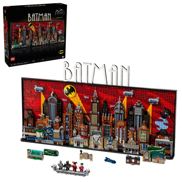 LEGO DC Batman: The Animated Series Gotham City with Bonus LEGO DC Batman: Batman with the Batmobile vs. Harley Quinn & Mr. Freeze
