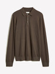 Long-Sleeve Polo Sweater