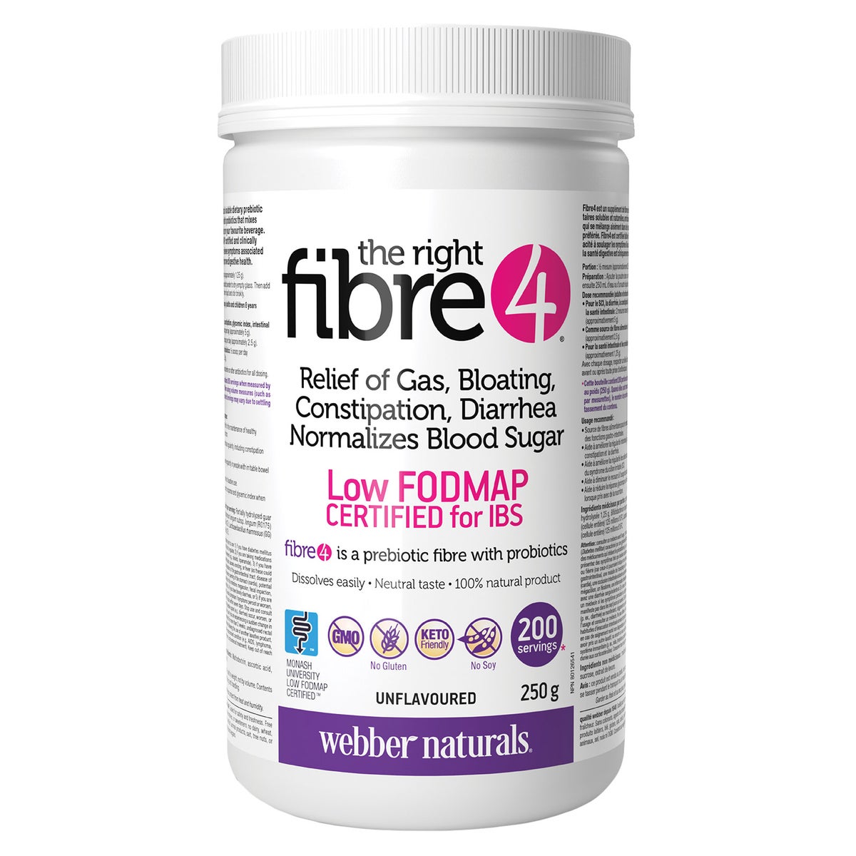 webber naturals The Right Fibre4 powder, 250g