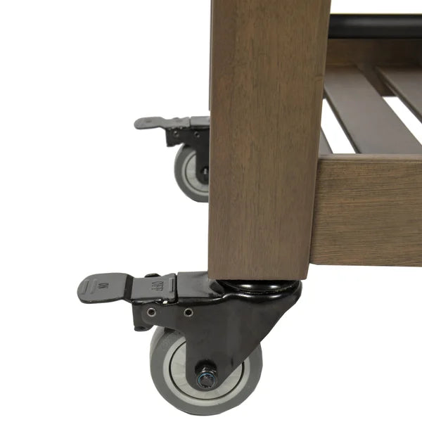 Tommy Bahama, Rolling Cooler, 100QT, Wood