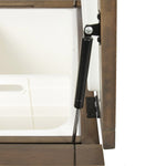 Tommy Bahama, Rolling Cooler, 100QT, Wood