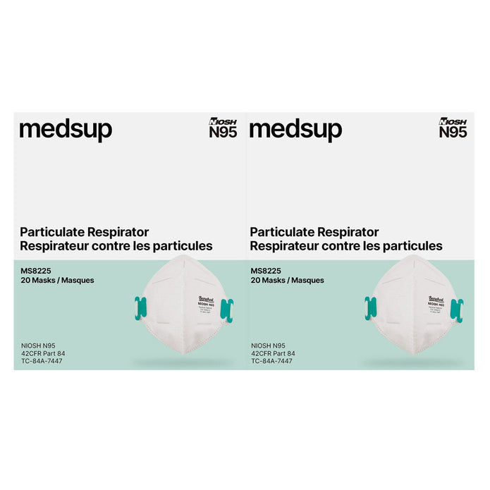 Medsup NIOSH N95 Particulate Respirator 40 Masks
