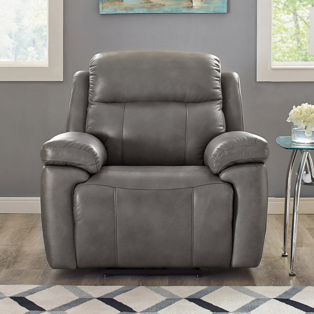 Atticus Top-grain Leather Triple Power Motion Recliner