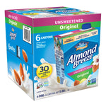 Almond Breeze Unsweetened Original Almond Milk, 946 mL, 6-pack