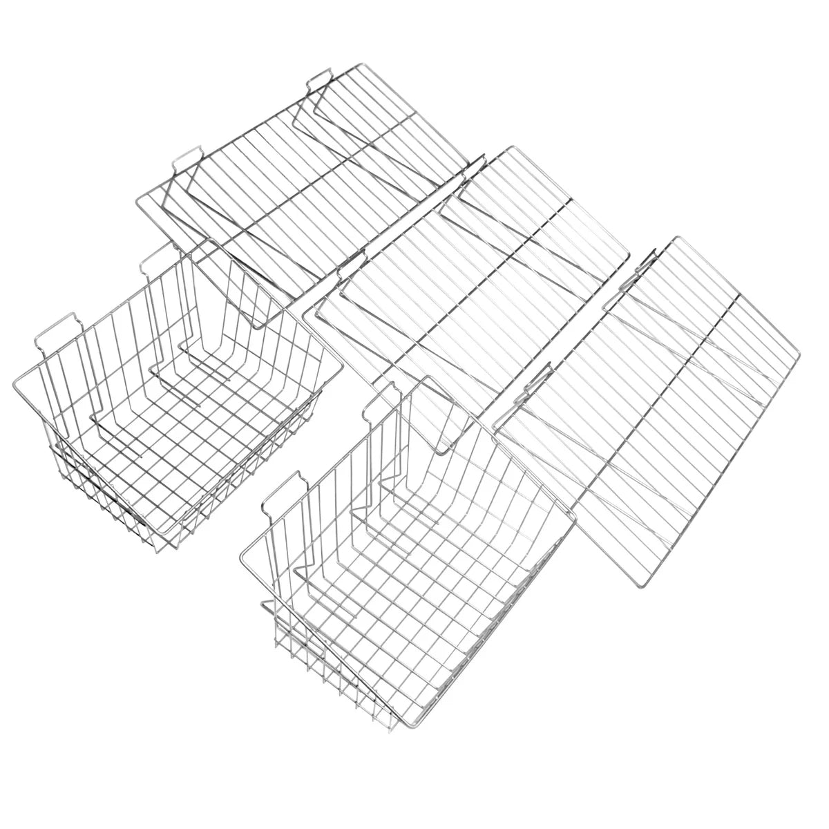 Proslat Metal Shelves and Basket