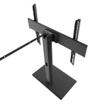 Kanto - Height Adjustable and Swiveling Tabletop TV Stand for 37"- 65" TVs