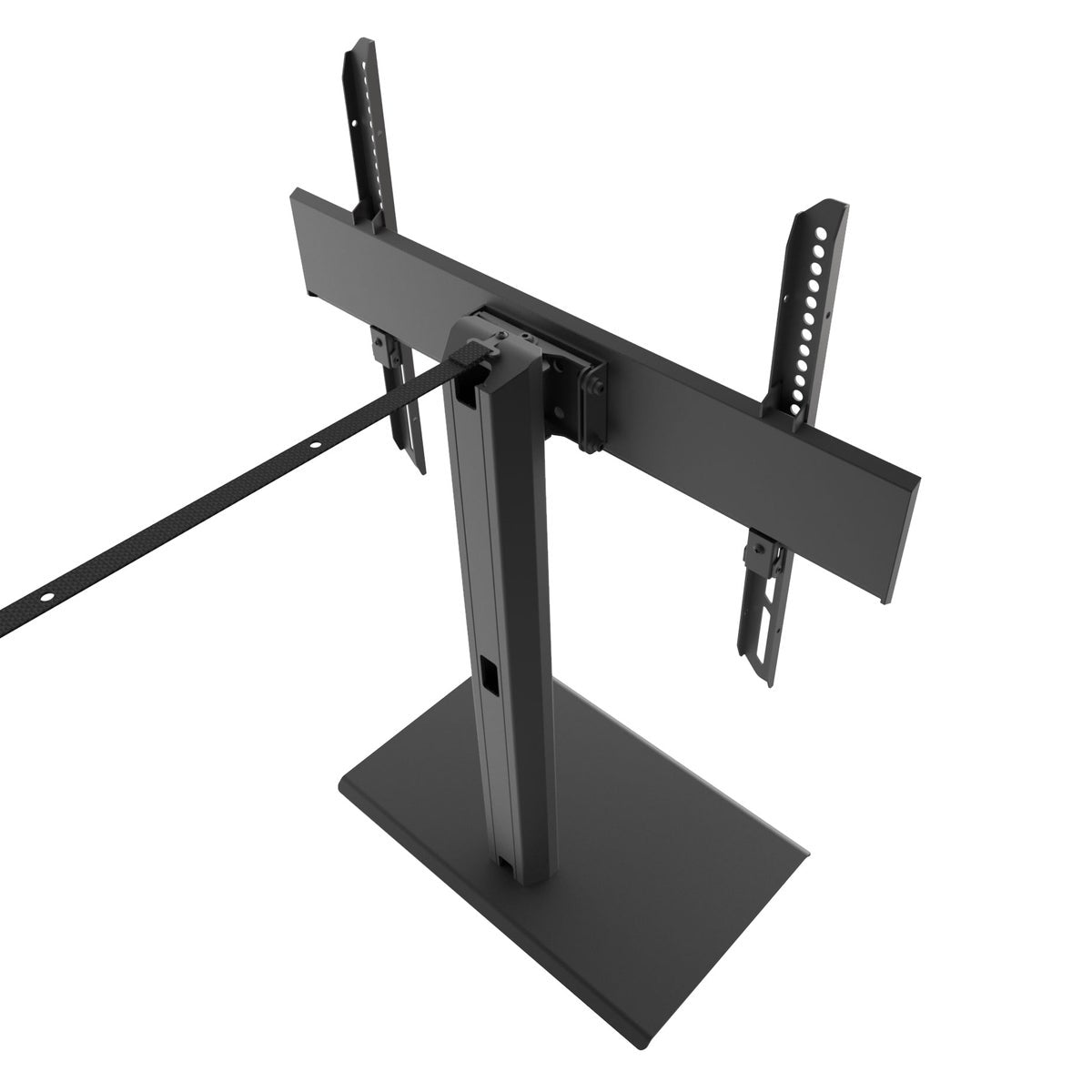 Kanto - Height Adjustable and Swiveling Tabletop TV Stand for 37