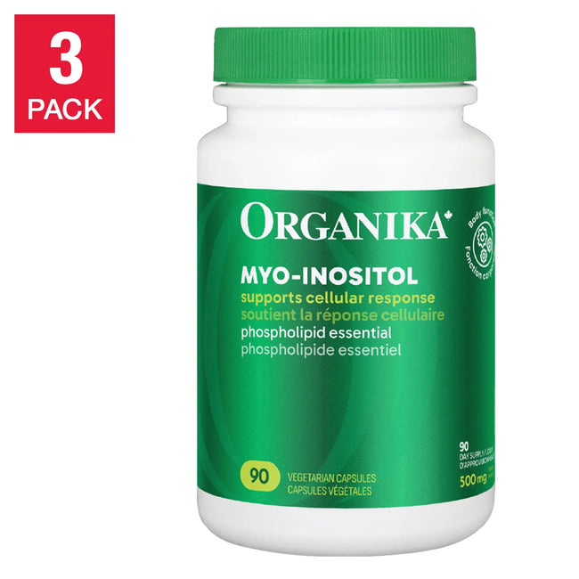 Organika Myo-inositol 500 mg 3 x 90 Capsules