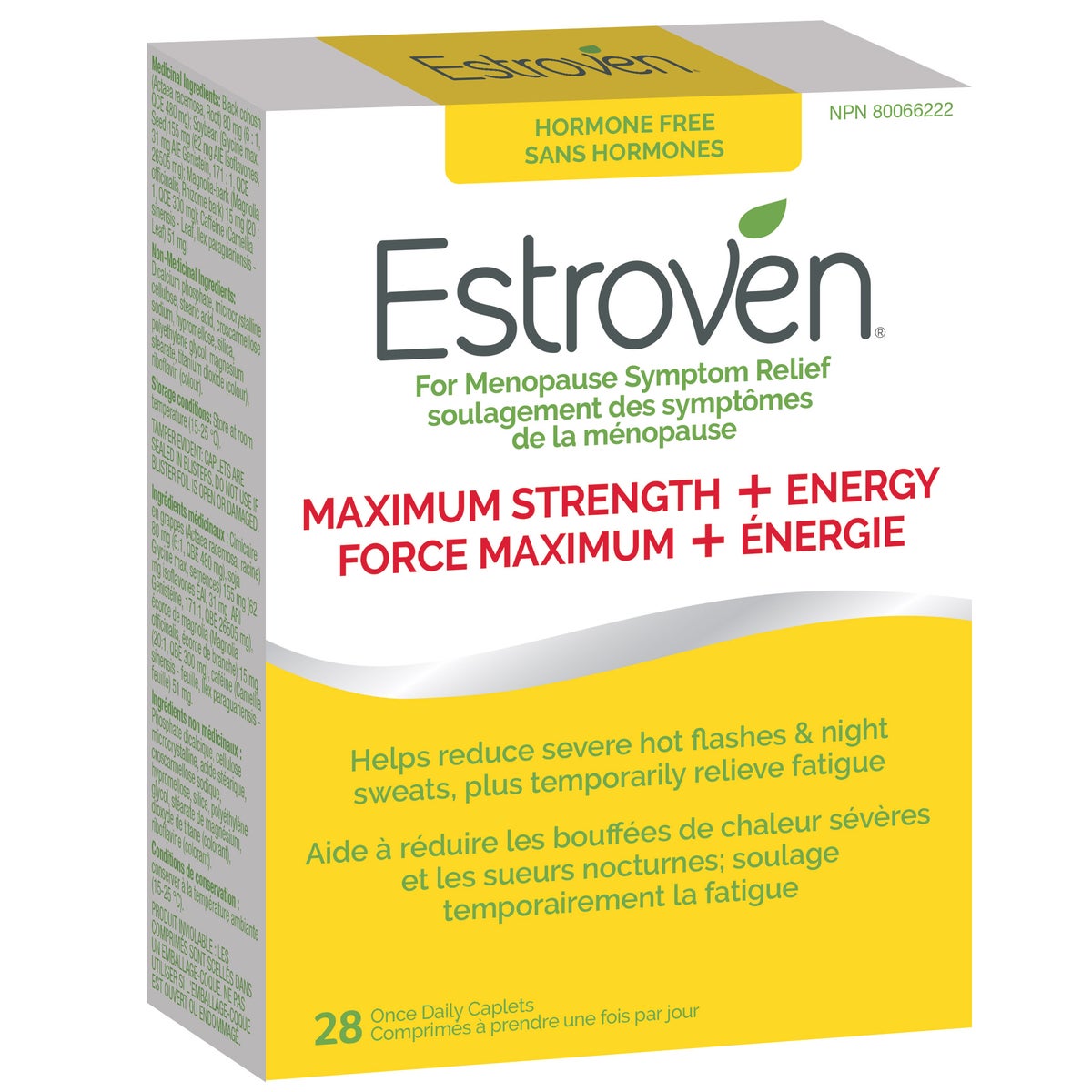 Estroven Maximum Strength + Energy, 2 x 28 Caplets – Shop Smart Canada