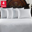Washable Jumbo Pillows, 4-pack