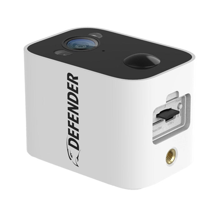 Defender Solar 4K Everwatch Camera, 3W Solar Panel, 4-pack