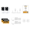 Defender GO 2K AI Powered Plug-in Indoor/Outdoor Wi-Fi Security Cameras, 2 pack
