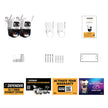 Defender 2K+AI Colour MAX Night Vision Dual Lens PTZ Plug-in Wi-Fi Camera, 2 pack