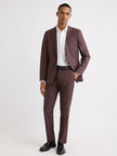 Slim-Fit Lavender Suit Pant