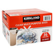 Kirkland Signature Quad-tie Clear Multi-purpose Bags, 60-pack