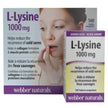 webber naturals L-Lysine 1000 mg, 2 x 140 Tablets