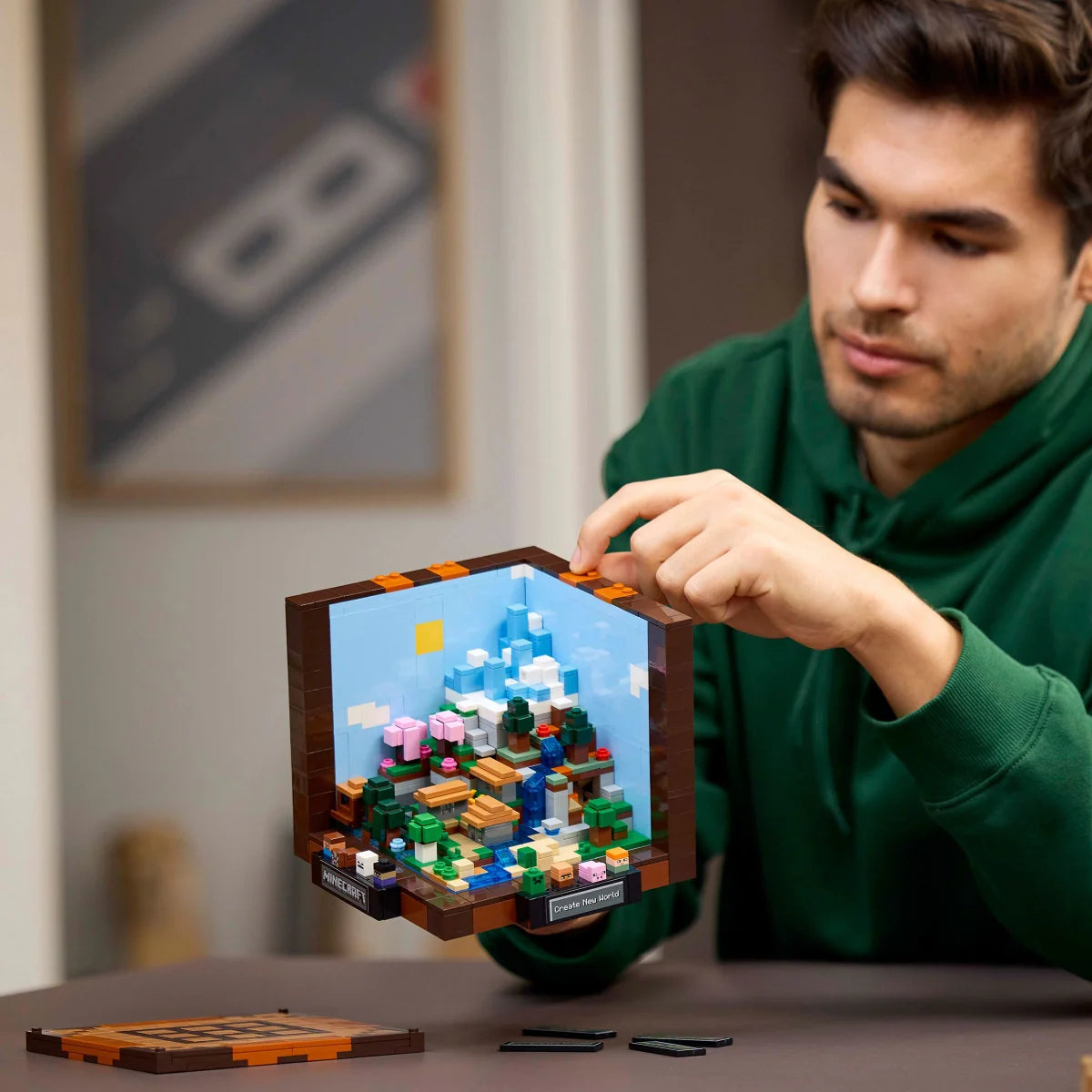 LEGO Minecraft The Crafting Table Build and Display Set for Adults