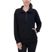 Gaiam Women's Ribbed Quarter Zip Pullover