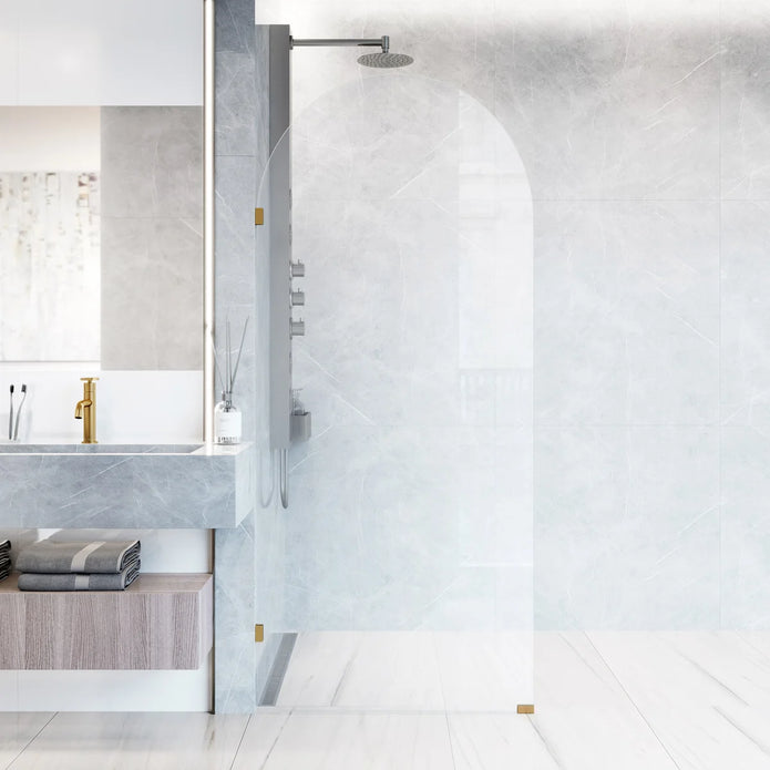 VIGO Arden 34 in. × 78 in. Shower Screen