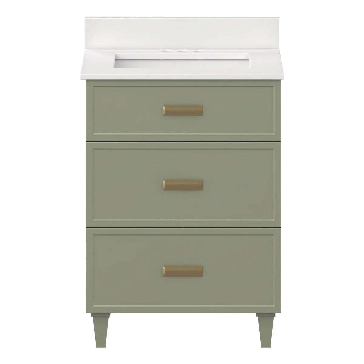 MagickWoods Evanston Evergreen Fog Bathroom Vanity