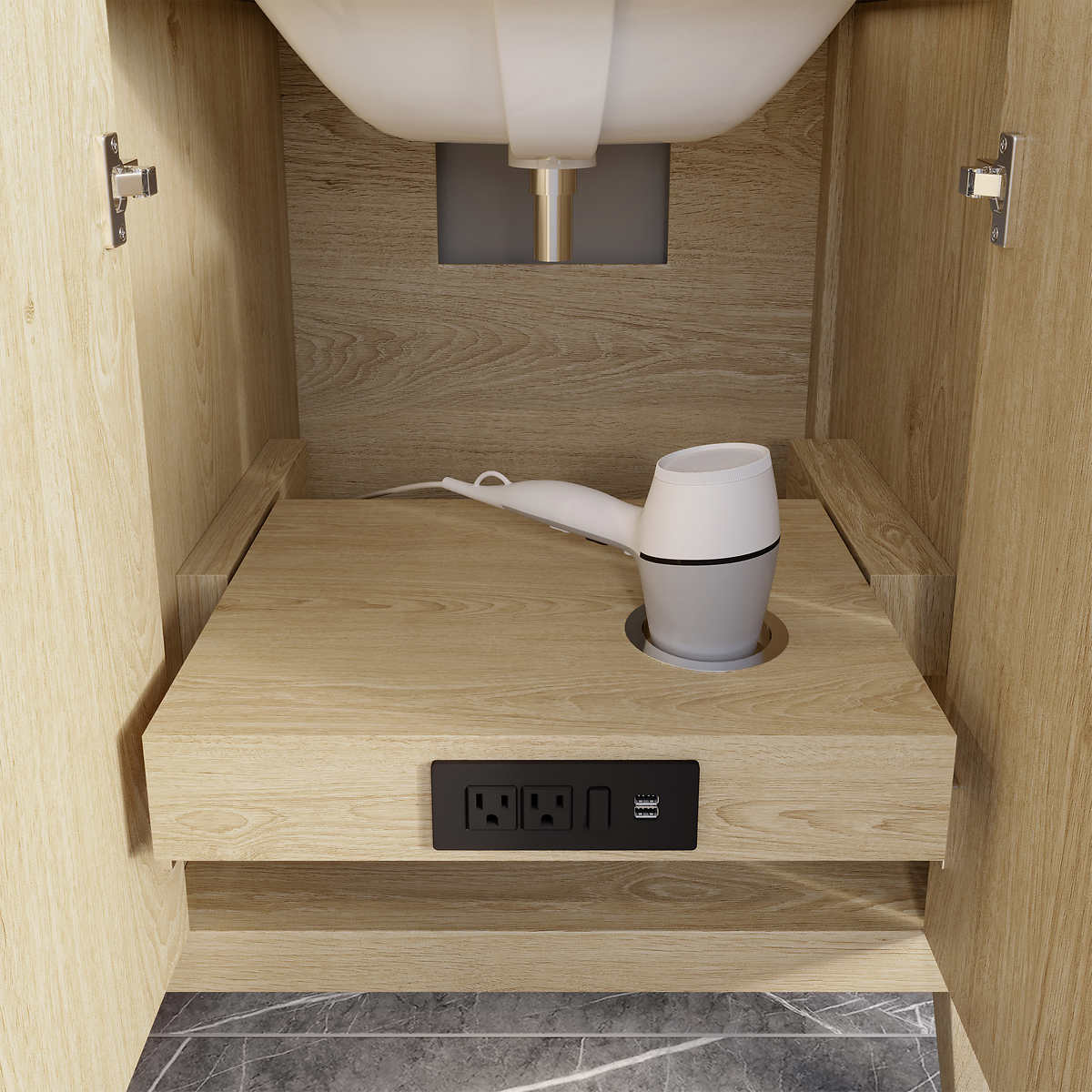 Studio Bathe Vaughan 60 in. Double Vanity