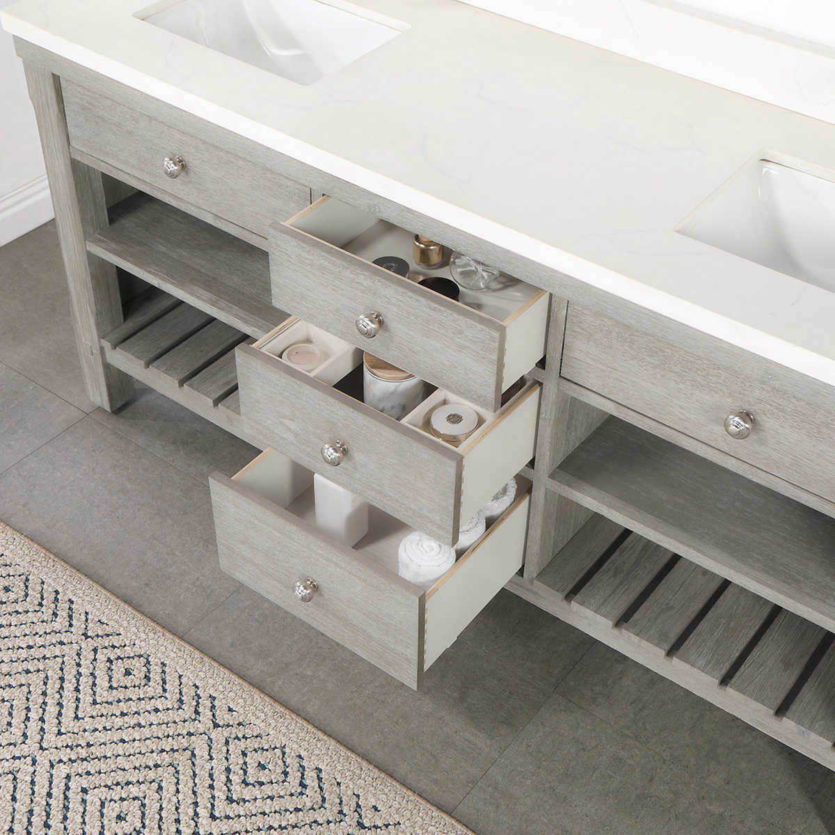 Northridge Home Elbe 72 in. Vanity