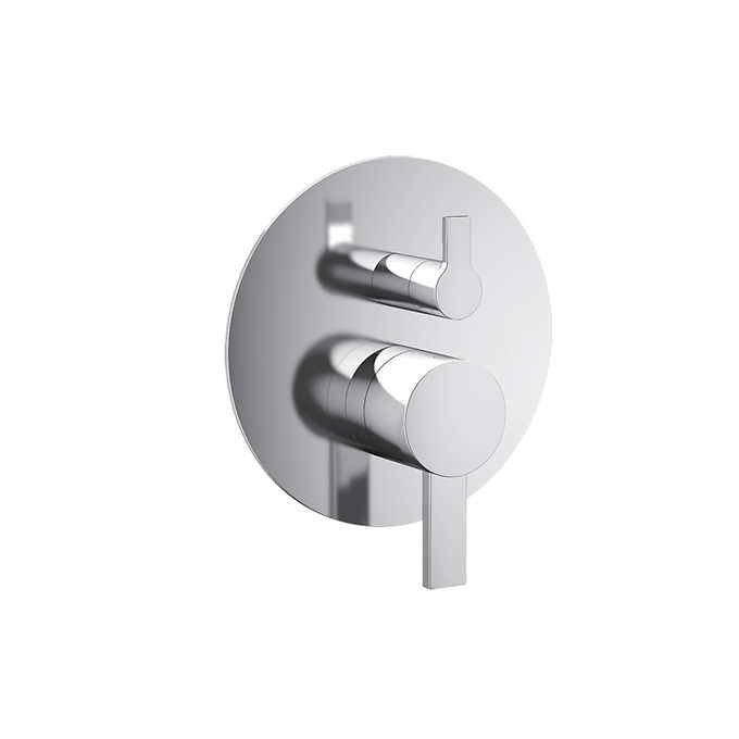 Akuaplus Elite Pressure Balance Shower Post with Rainfall Shower Head