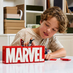 LEGO Marvel: MARVEL Logo & Minifigures Building Toy