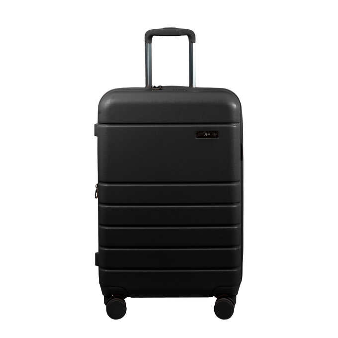 Champs Linen 3-piece Expandable Hardside Luggage Set