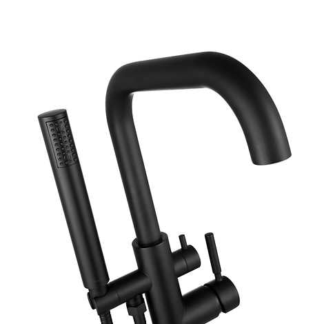 OVE Mikhail Freestanding Bathtub Faucet with Hand Shower