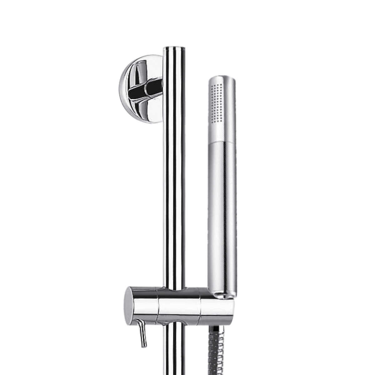 Akuaplus Elite Pressure Balance Shower Post with Rainfall Shower Head