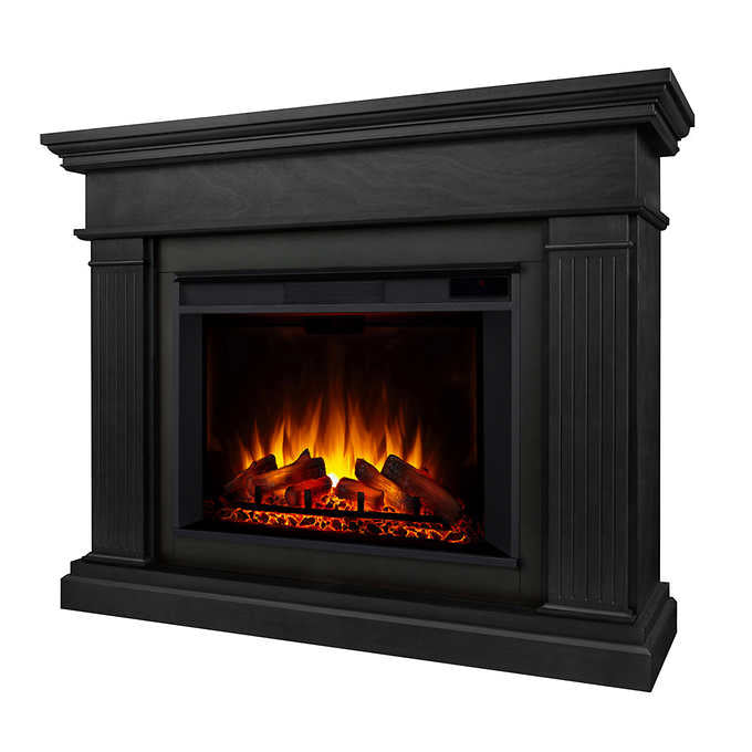 Real Flame Centennial Grand Electric Fireplace, Black