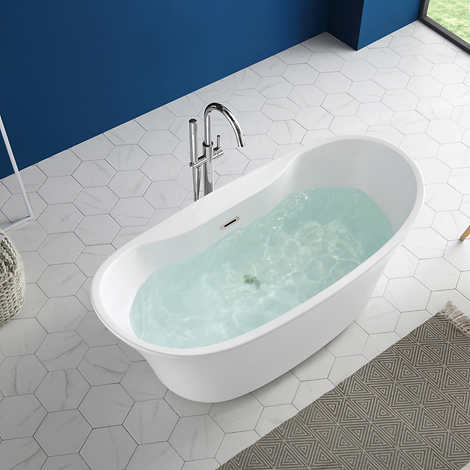 OVE Decors Braden Seamless Freestanding Bathtub