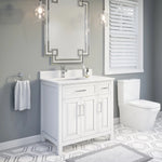 Studio Bathe Thomson Vanity with Power Bar, White