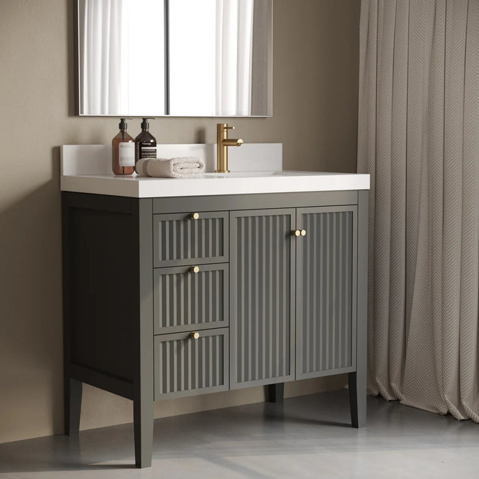 Forestmade Davos Bathroom Vanity in Grey