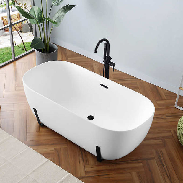 OVE Decors Gianna 63 in. Seamless Freestanding Bathtub