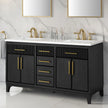 Loxley Rowe Marbella Vanity in Dark Ebony with Quartz Top