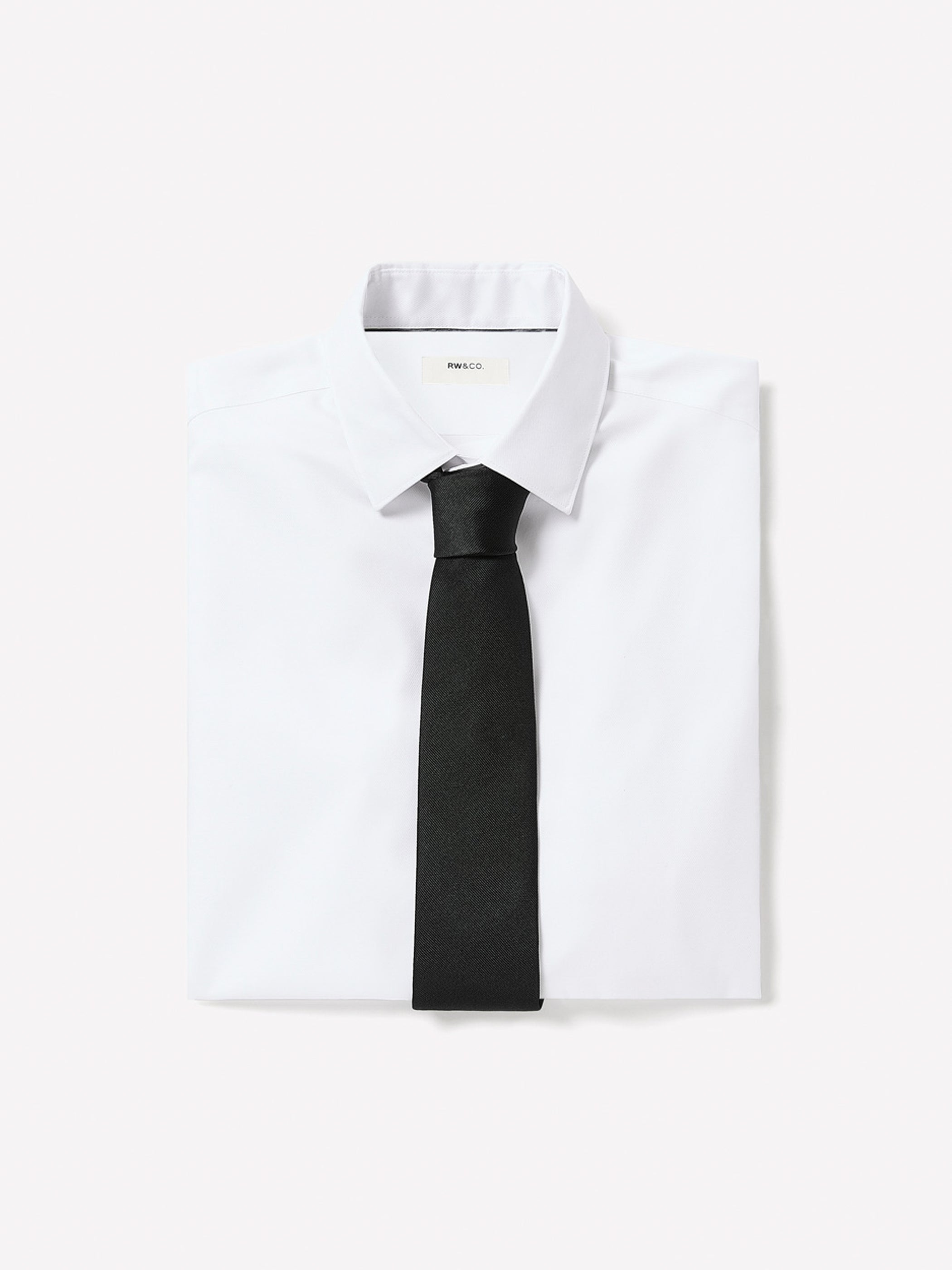 Slim-Fit Solid Supima (R) Cotton Twill Dress Shirt