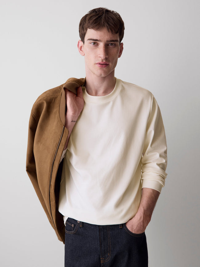 Long-Sleeve Crew-Neck Tee