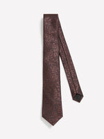 Regular Tie with Tonal Floral Pattern