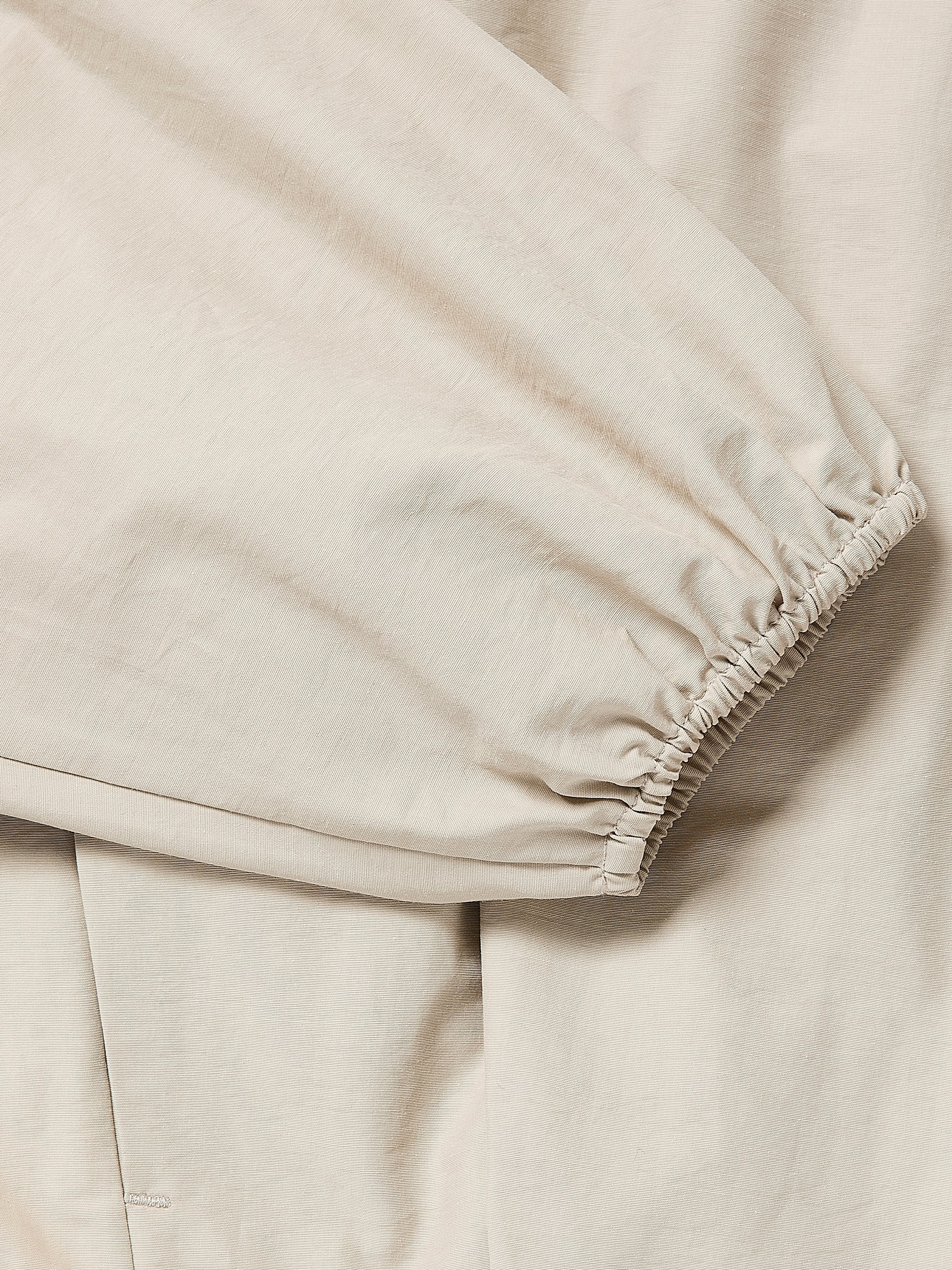 Short Twill Jacket with Cinched Waist