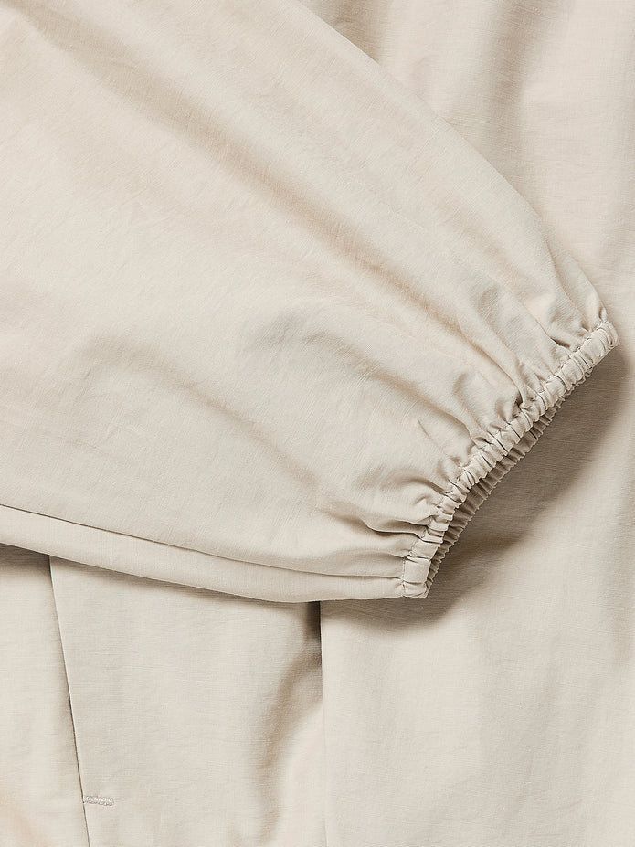 Short Twill Jacket with Cinched Waist