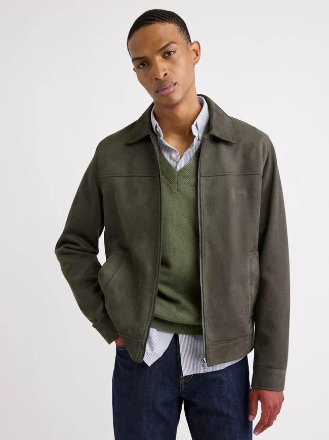 Faux Suede Milkman Jacket