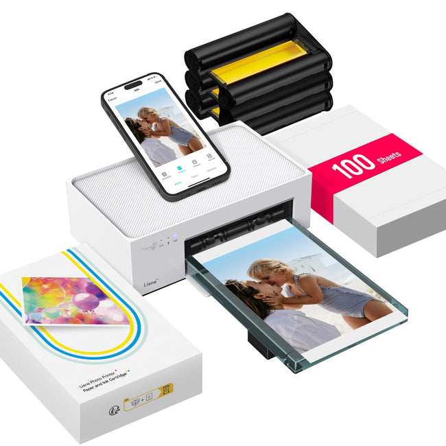 Liene Amber M200 Photo Printer Bundle