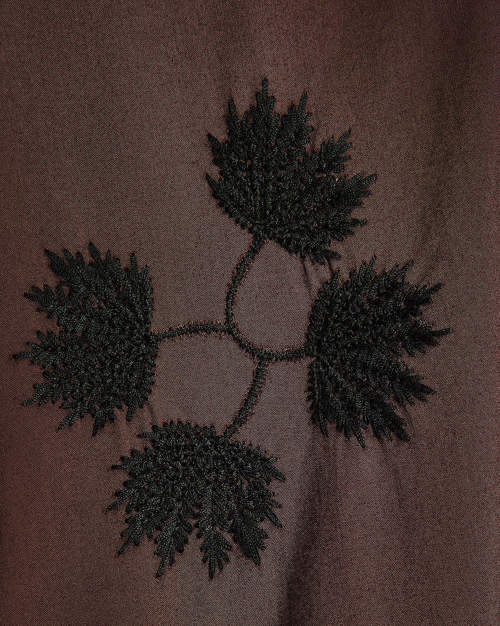 Short-Sleeve Shirt with Embroidered Details