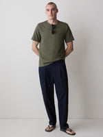 Short-Sleeve Crew-Neck Burnout T-Shirt