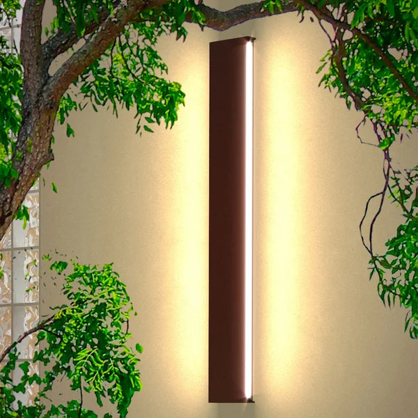 Atomi Smart Wi-Fi Sollers Outdoor 40 in. Wall Sconce