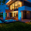 Atomi Smart Wi-Fi Sollers Outdoor 40 in. Wall Sconce
