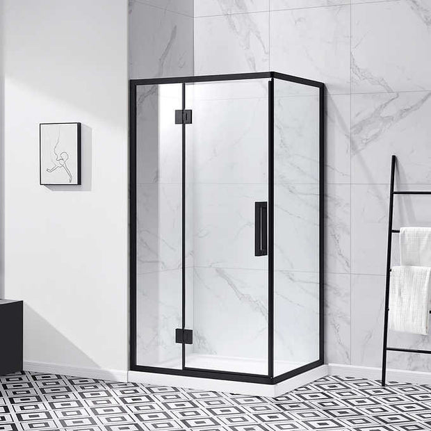 OVE Nicole 42 in. Corner Shower Enclosure with Base